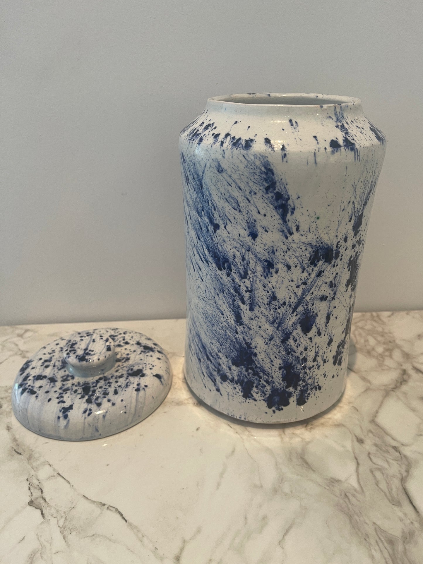 Splatter Ceramic Jar